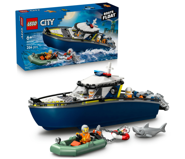 LEGO City 60456 Pościg łodzią policyjną - 1331641 - zdjęcie 2